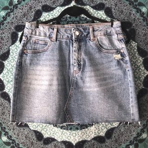 NWOT Wild Fable blue denim cutoff jean skirt 💙